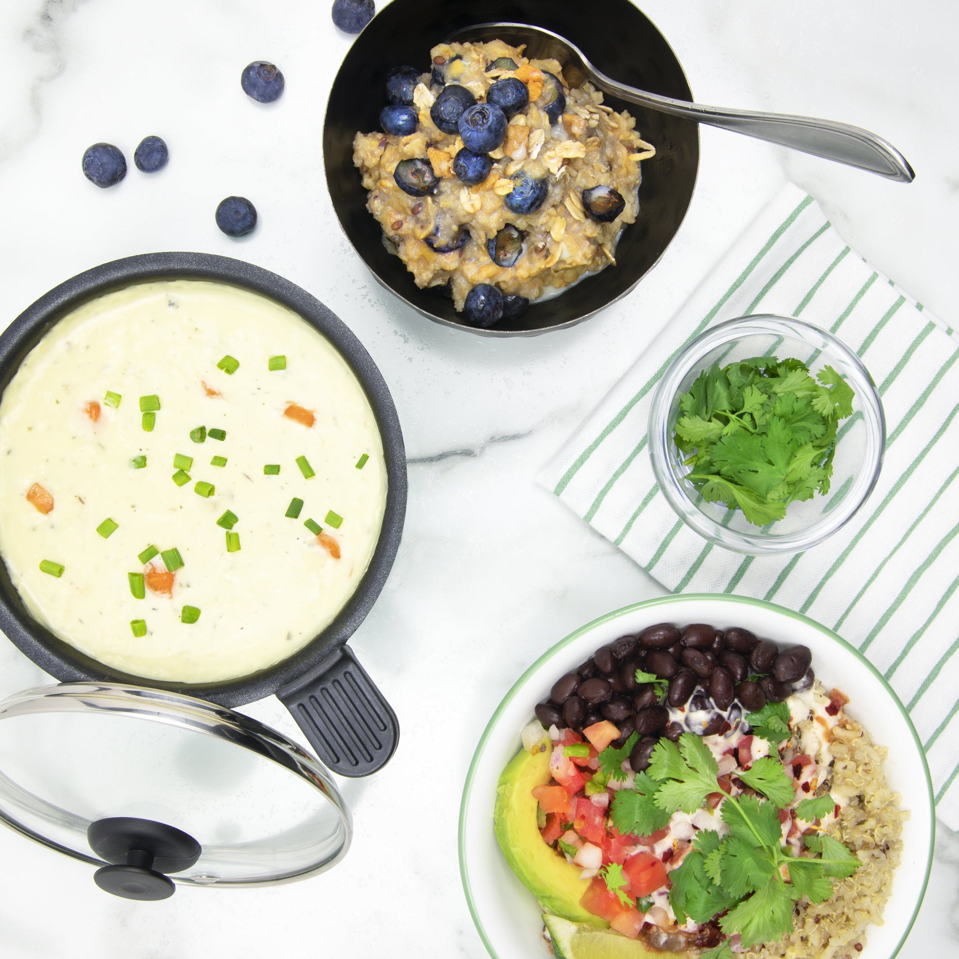 5-Inch Noodle Cooker, Ramen Cooker, & Electric Hot Pot, Blackberry